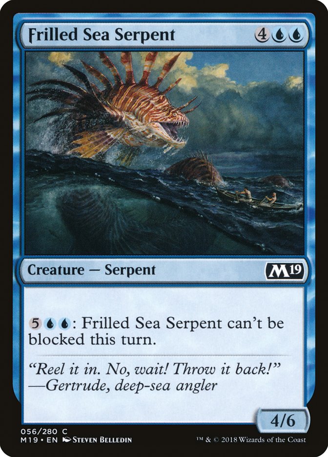 Frilled Sea Serpent [Core Set 2019] | Total Play