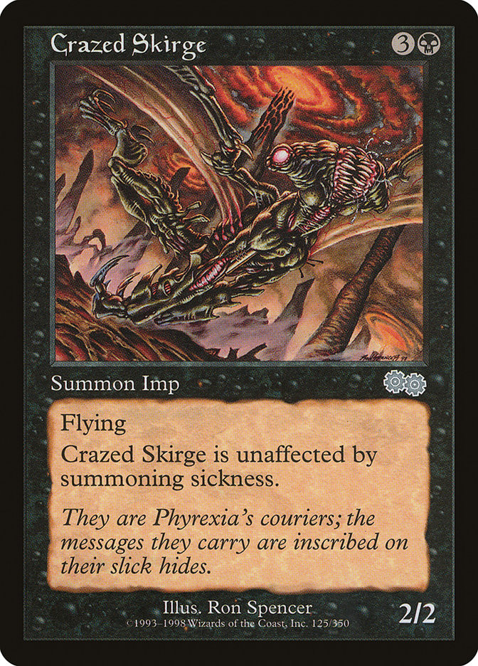 Crazed Skirge [Urza's Saga] | Total Play