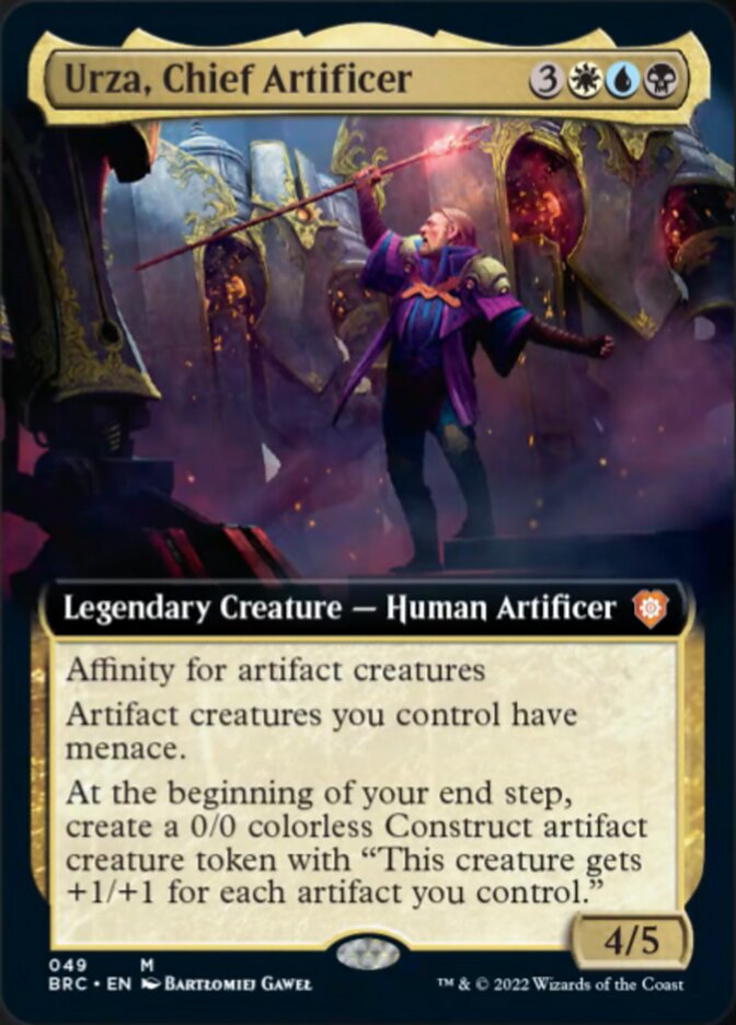 Urza, Chief Artificer (Extended Art) [The Brothers' War Commander] | Total Play