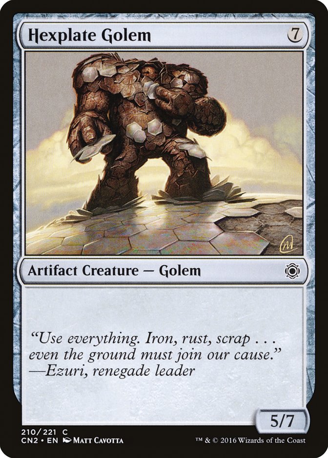 Hexplate Golem [Conspiracy: Take the Crown] | Total Play