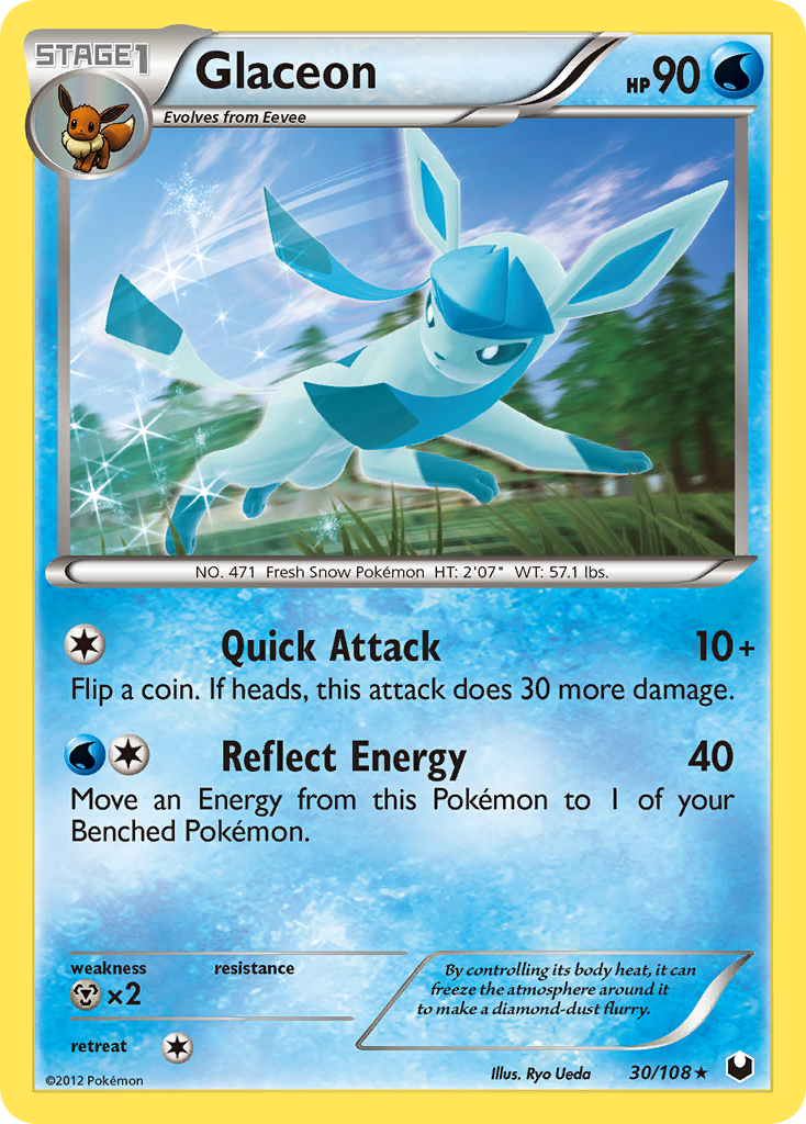 Glaceon (30/108) [Black & White: Dark Explorers] | Total Play