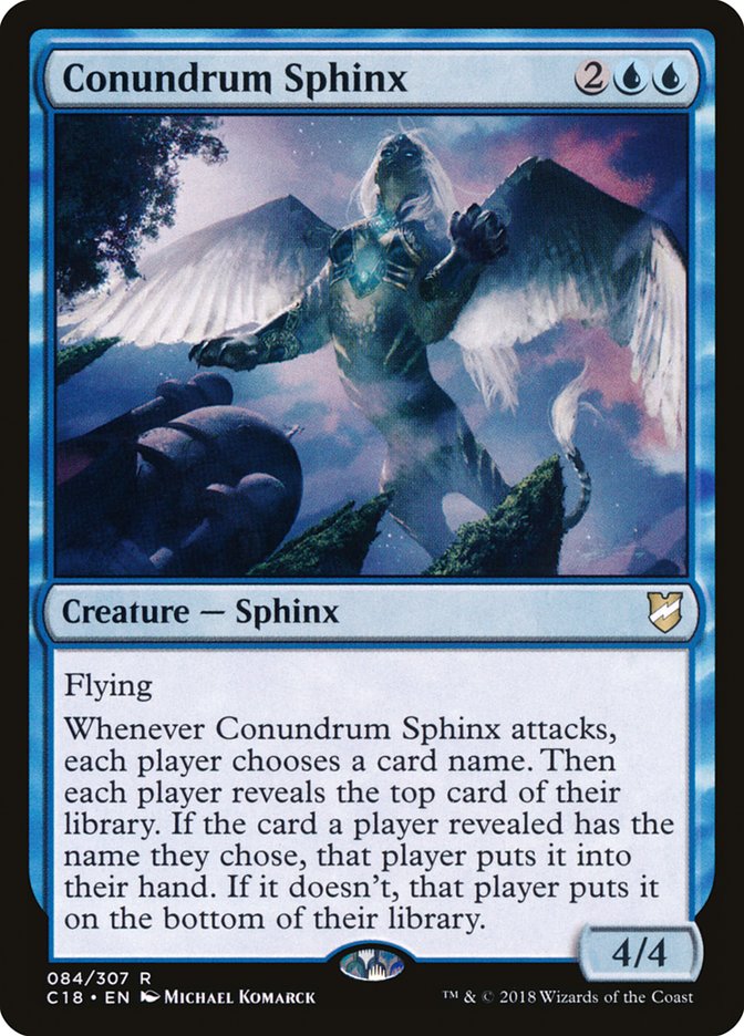 Conundrum Sphinx [Commander 2018] | Total Play