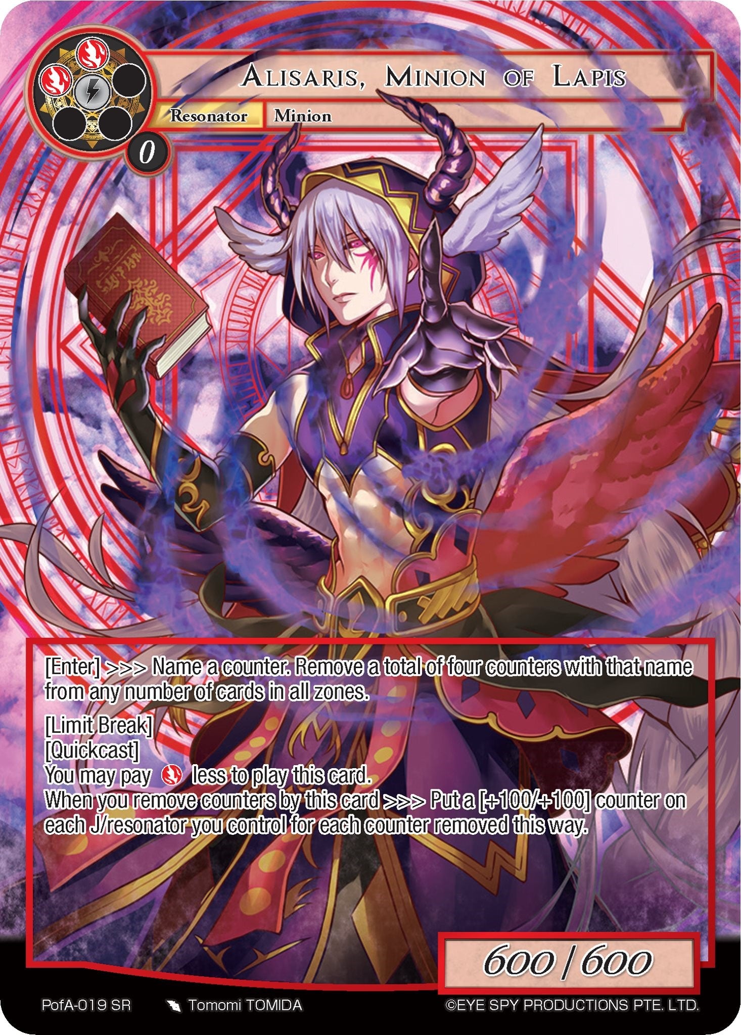 Alisaris, Minion of Lapis (Full Art) (PofA-019) [Alice Origin IV: Prologue of Attoractia] | Total Play