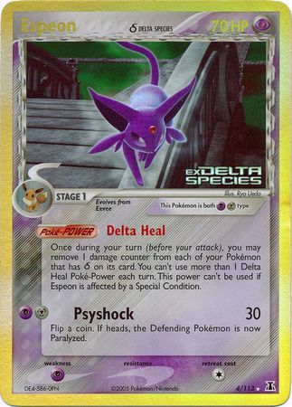 Espeon (4/113) (Delta Species) (Stamped) [EX: Delta Species] | Total Play