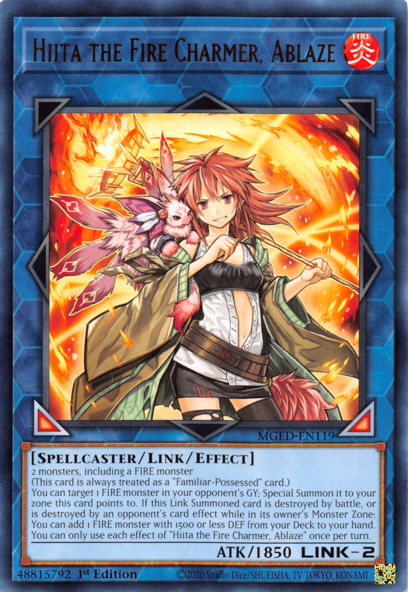 Hiita the Fire Charmer, Ablaze [MGED-EN119] Rare | Total Play