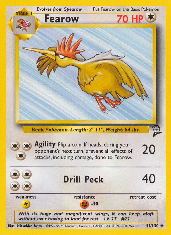 Fearow (41/130) [Base Set 2] | Total Play