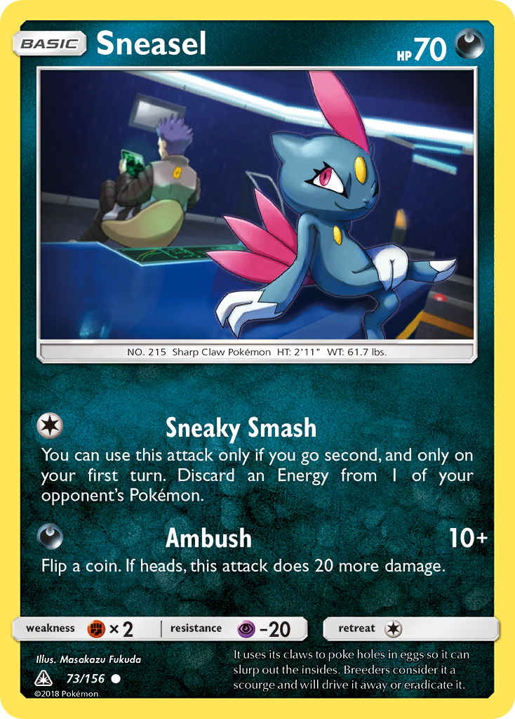 Sneasel (73/156) [Sun & Moon: Ultra Prism] | Total Play