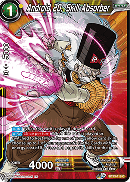 Android 20, Skill Absorber (Common) (BT13-116) [Supreme Rivalry] | Total Play