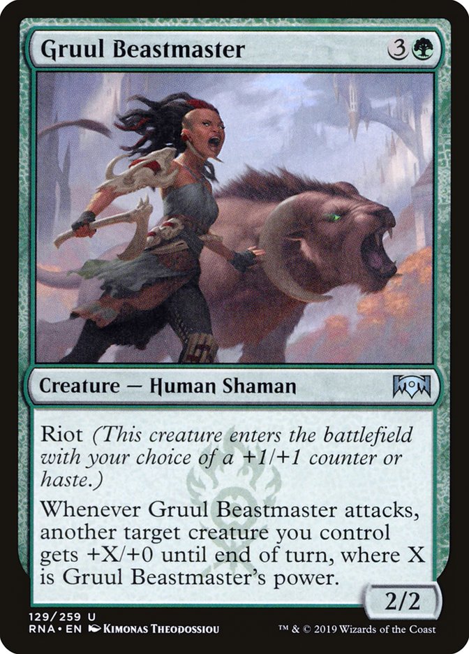 Gruul Beastmaster [Ravnica Allegiance] | Total Play