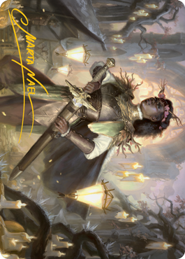 Sungold Sentinel Art Card (Gold-Stamped Signature) [Innistrad: Midnight Hunt Art Series] | Total Play