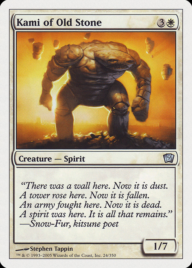 Kami of Old Stone [Ninth Edition] | Total Play