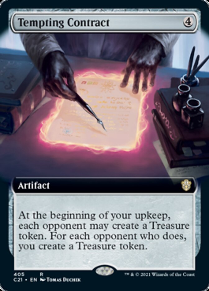 Tempting Contract (Extended Art) [Commander 2021] | Total Play