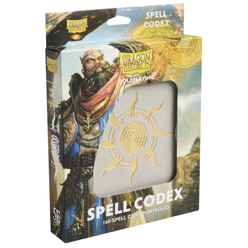 Dragon Shield: Spell Codex - White (160 Slots) | Total Play