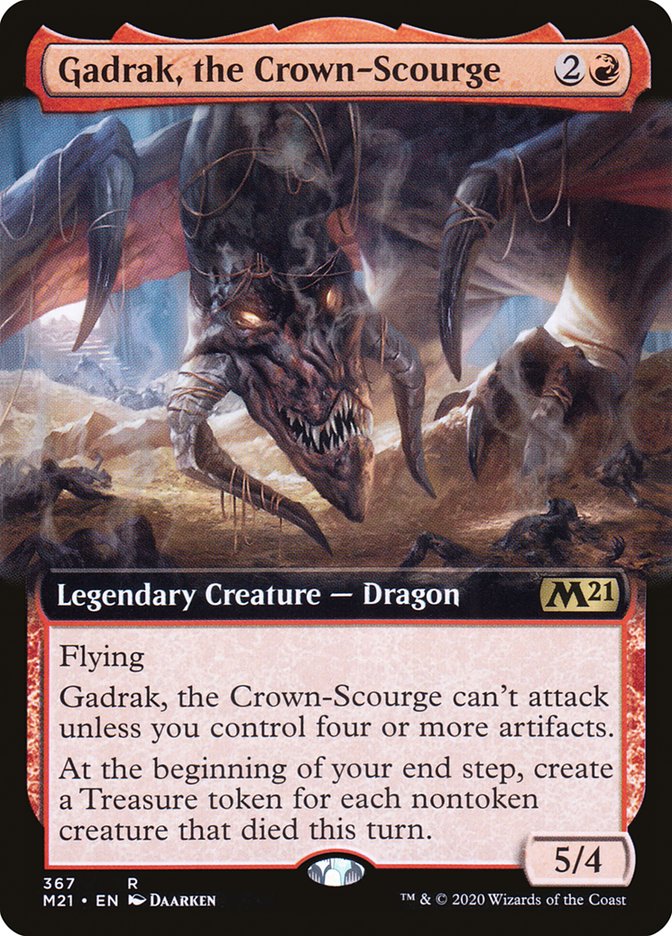 Gadrak, the Crown-Scourge (Extended Art) [Core Set 2021] | Total Play