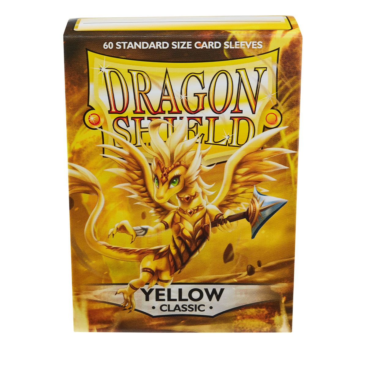 Dragon Shield: Standard 60ct Sleeves - Yellow (Classic) | Total Play