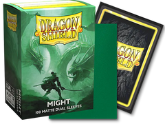 Dragon Shield: Standard 100ct Sleeves - Might (Dual Matte) | Total Play