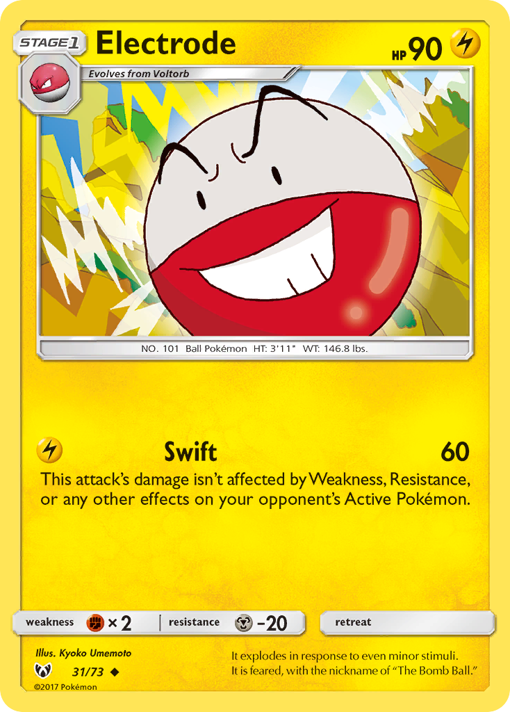 Electrode (31/73) [Sun & Moon: Shining Legends] | Total Play