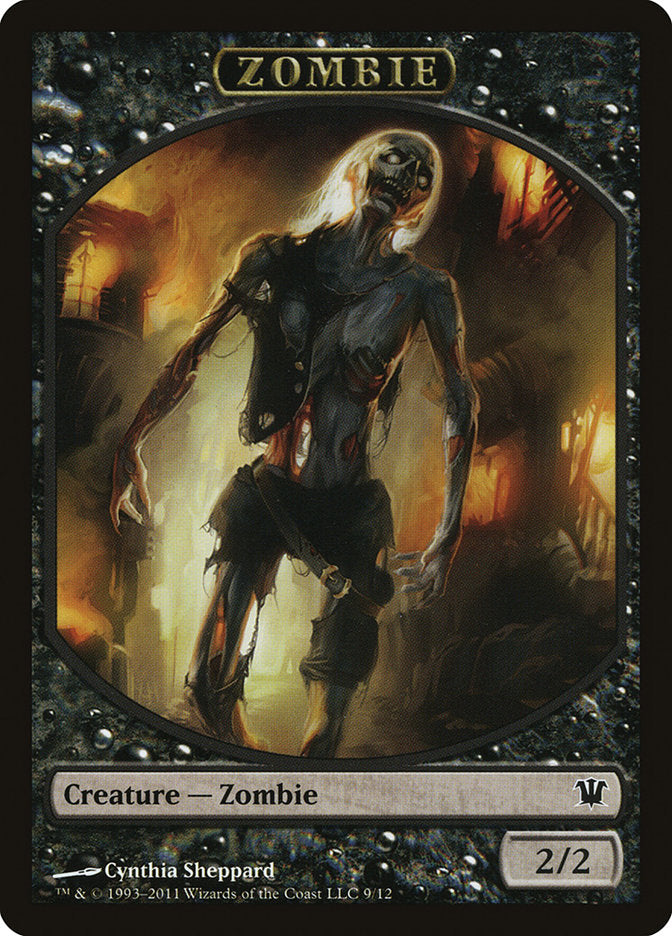 Zombie Token (9/12) [Innistrad Tokens] | Total Play