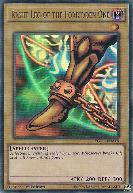 Right Leg of the Forbidden One [YGLD-ENA18] Ultra Rare | Total Play