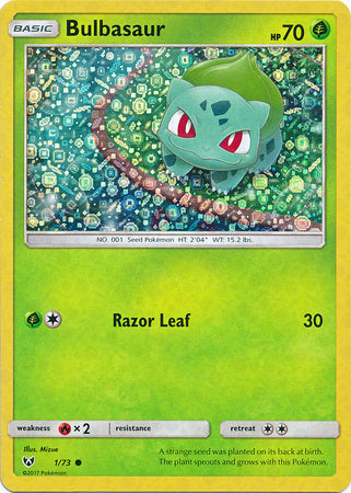 Bulbasaur (1/73) (General Mills Promo) [Sun & Moon: Shining Legends] | Total Play