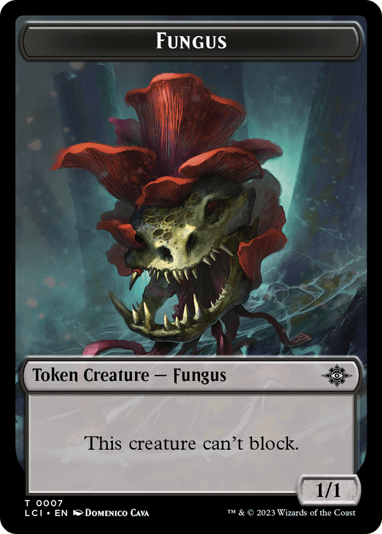 Gnome // Fungus Double-Sided Token [The Lost Caverns of Ixalan Tokens] | Total Play