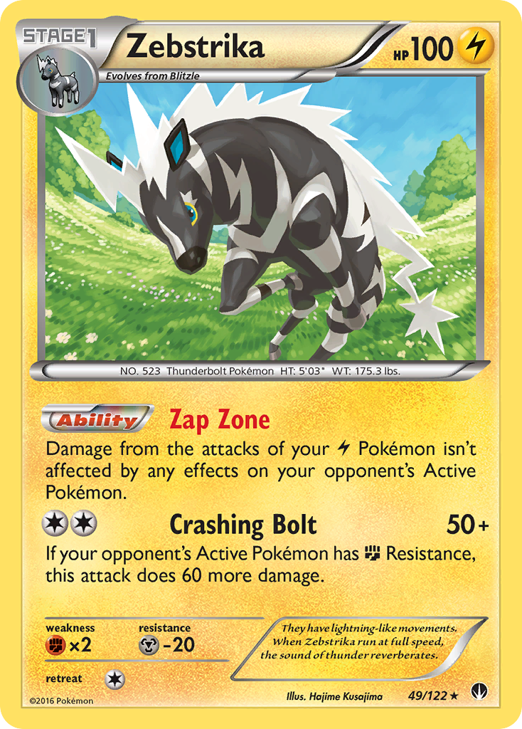 Zebstrika (49/122) [XY: BREAKpoint] | Total Play