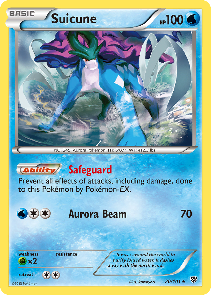 Suicune (20/101) [Black & White: Plasma Blast] | Total Play