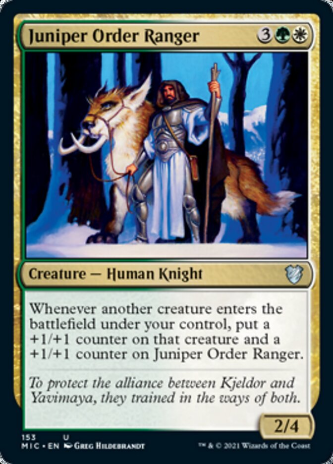 Juniper Order Ranger [Innistrad: Midnight Hunt Commander] | Total Play