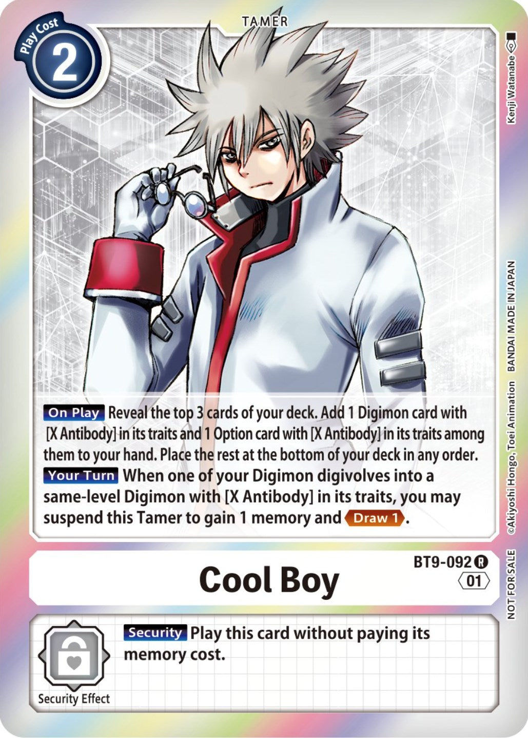 Cool Boy [BT9-092] (Event Pack 4) [X Record Promos] | Total Play