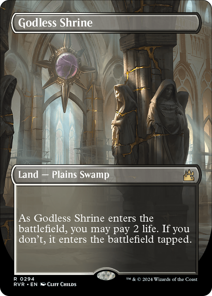 Godless Shrine (Borderless) [Ravnica Remastered] | Total Play