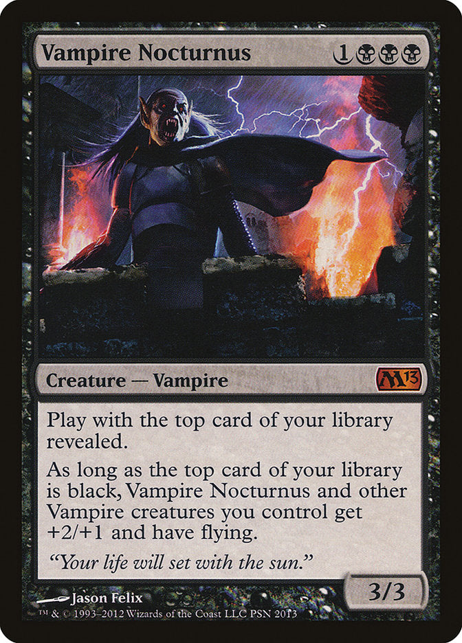 Vampire Nocturnus (Duels of the Planeswalkers Promos) [Duels of the Planeswalkers Promos 2012] | Total Play