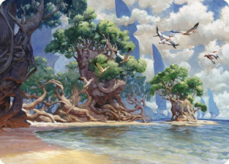 Yavimaya Coast Art Card [Dominaria United Art Series] | Total Play