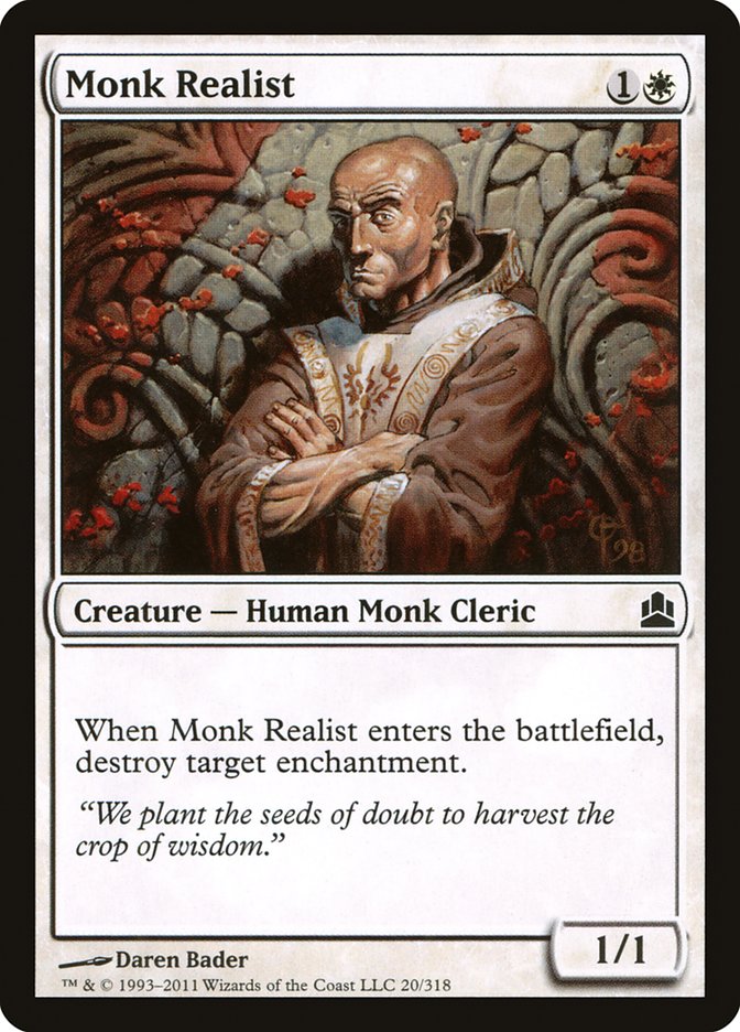 Monk Realist [Commander 2011] | Total Play