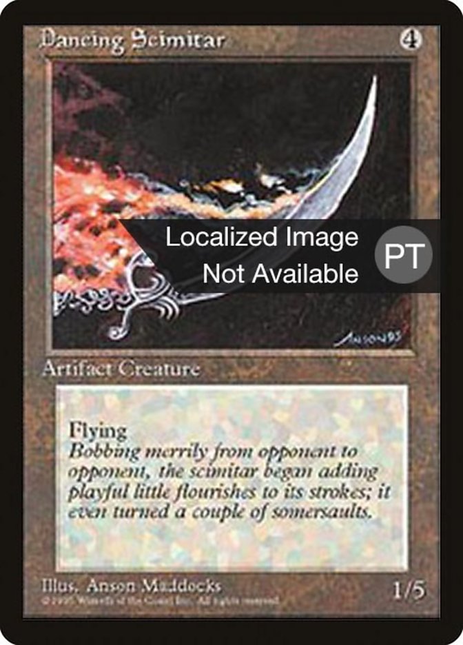Dancing Scimitar [Fourth Edition (Foreign Black Border)] | Total Play
