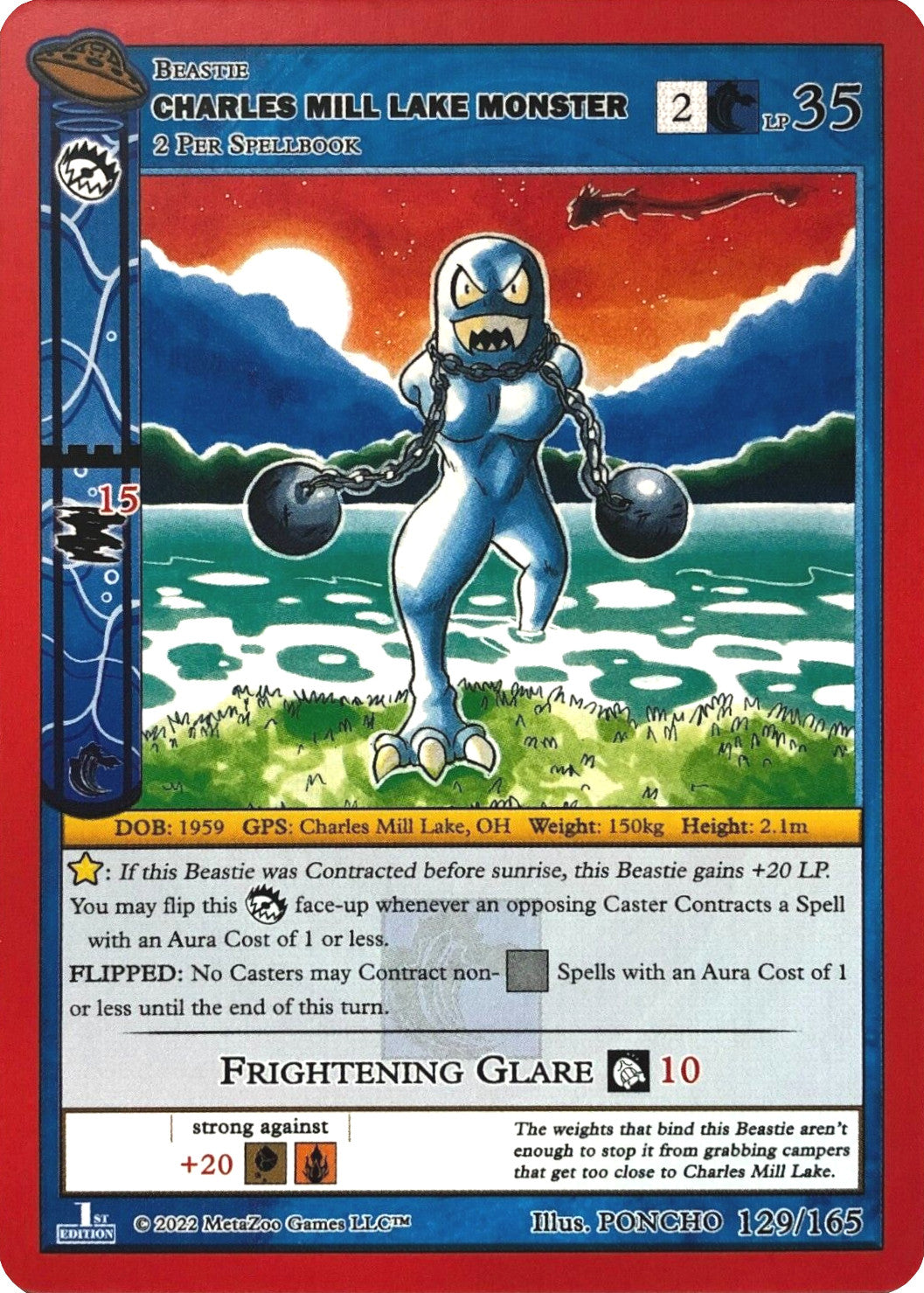 Charles Mill Lake Monster [Cryptid Nation: UFO First Edition] | Total Play