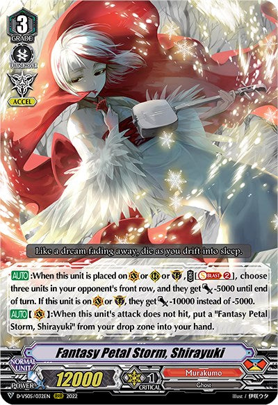 Fantasy Petal Storm, Shirayuki (D-VS05/032EN) [V Clan Collection Vol.5] | Total Play