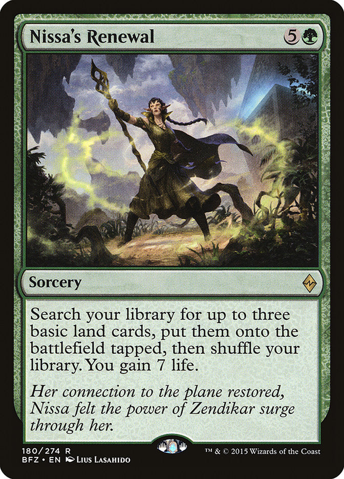 Nissa's Renewal [Battle for Zendikar] | Total Play