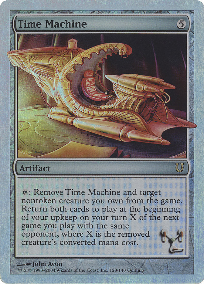 Time Machine (Alternate Foil) [Unhinged] | Total Play