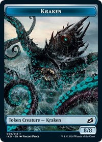 Kraken // Human Soldier (003) Double-Sided Token [Ikoria: Lair of Behemoths Tokens] | Total Play