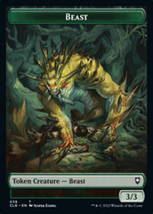 Satyr // Beast Double-Sided Token [Commander Legends: Battle for Baldur's Gate Tokens] | Total Play