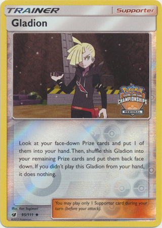 Gladion (95/111) (Regional Championship Promo) [Sun & Moon: Crimson Invasion] | Total Play