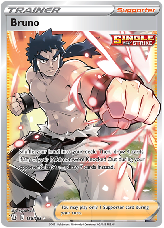 Bruno (158/163) [Sword & Shield: Battle Styles] | Total Play
