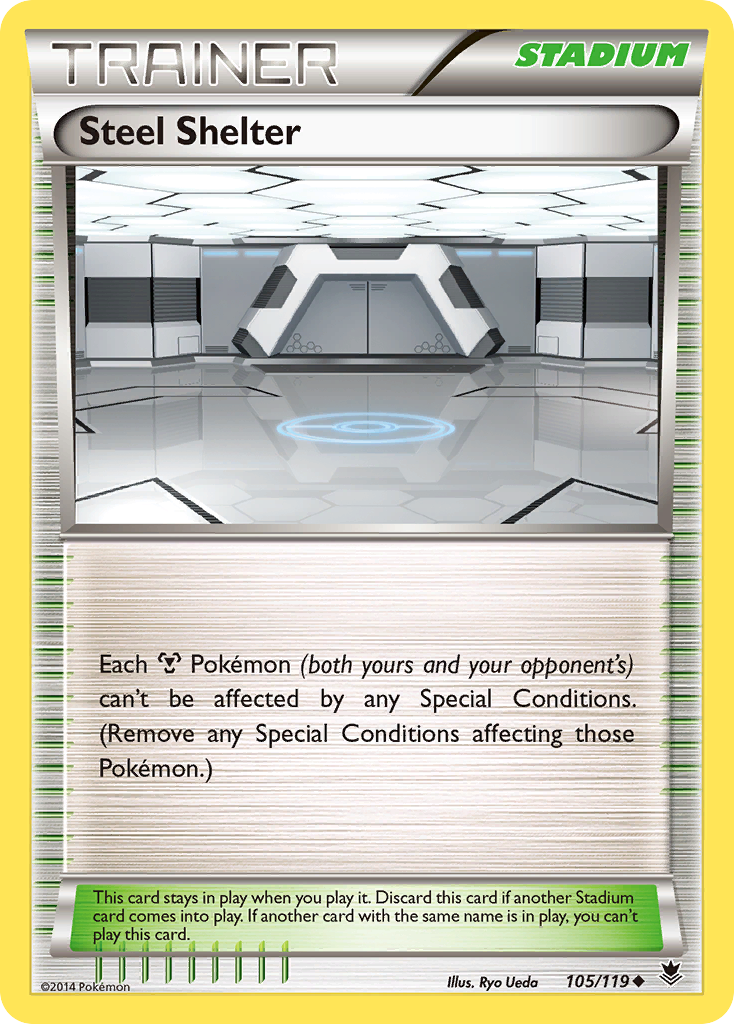 Steel Shelter (105/119) [XY: Phantom Forces] | Total Play