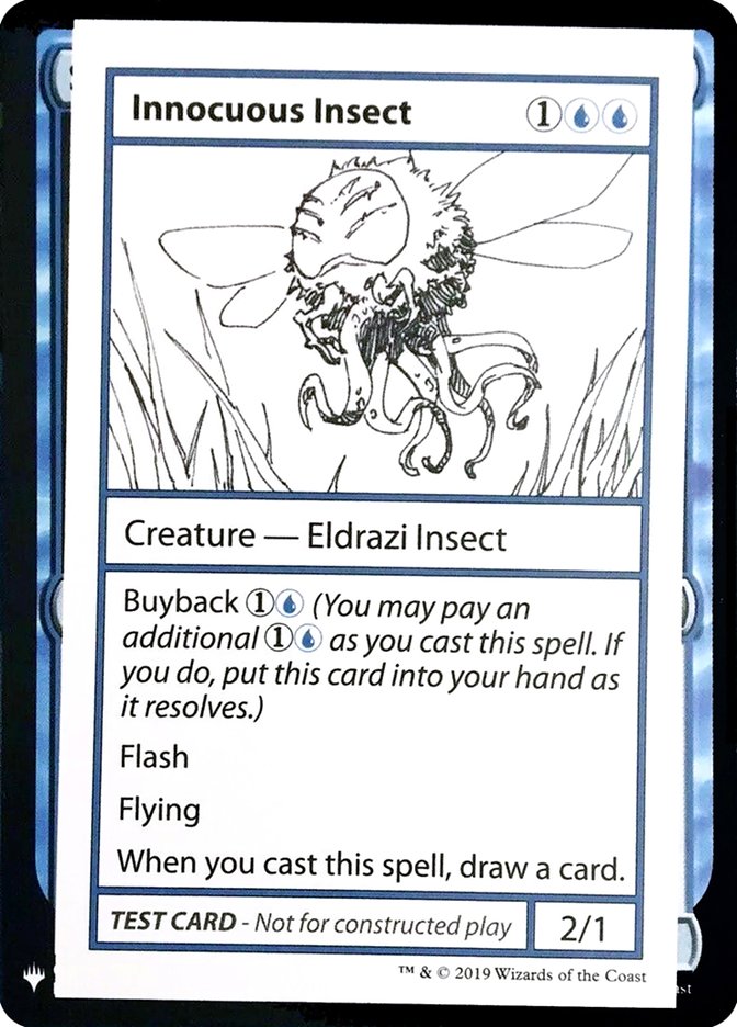 Innocuous Insect [Mystery Booster Playtest Cards] | Total Play