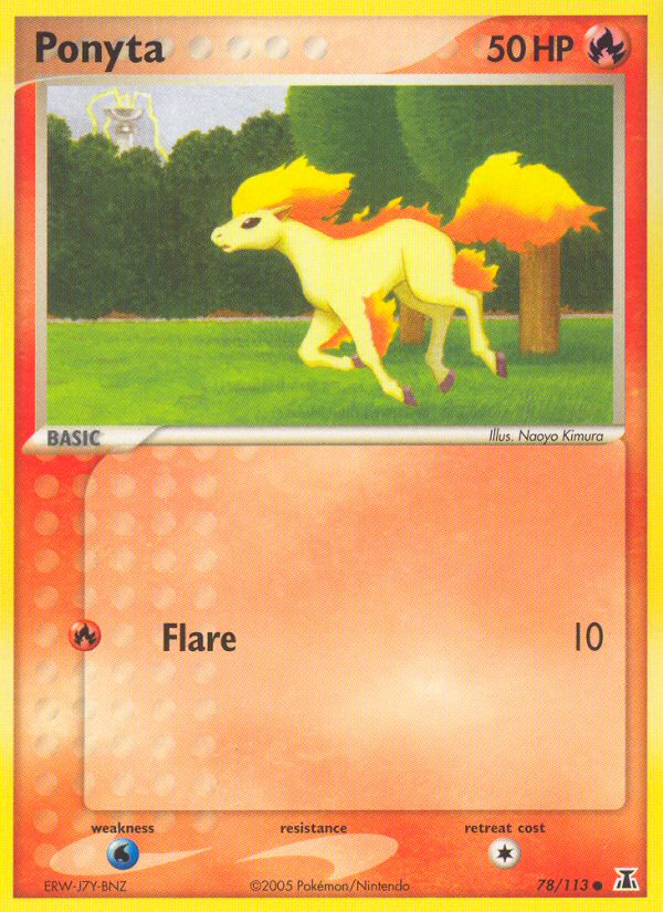 Ponyta (78/113) [EX: Delta Species] | Total Play