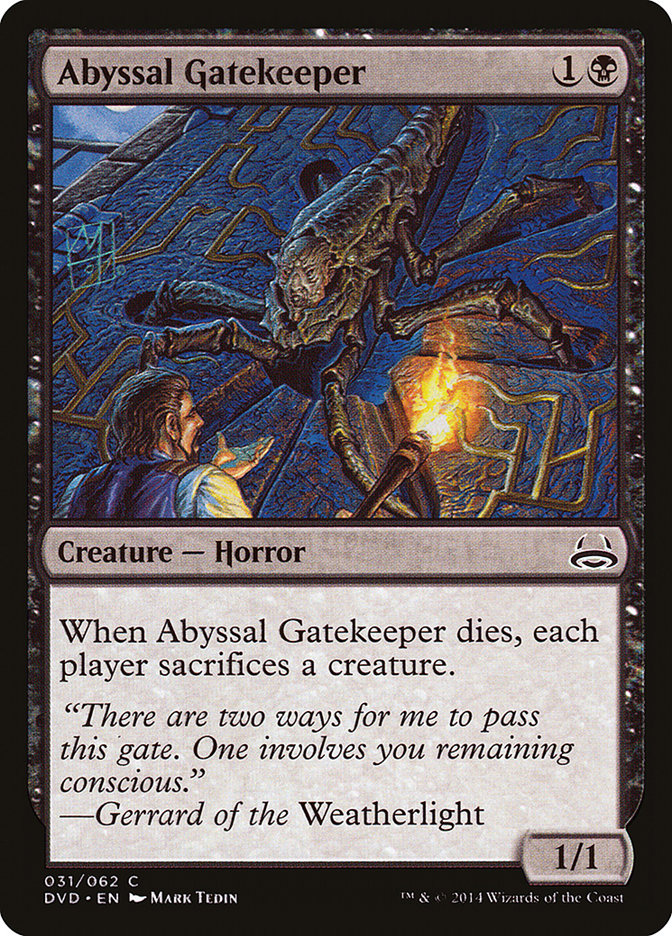 Abyssal Gatekeeper (Divine vs. Demonic) [Duel Decks Anthology] | Total Play