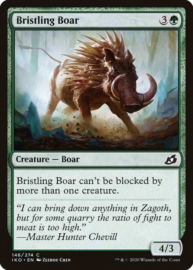 Bristling Boar [Ikoria: Lair of Behemoths] | Total Play