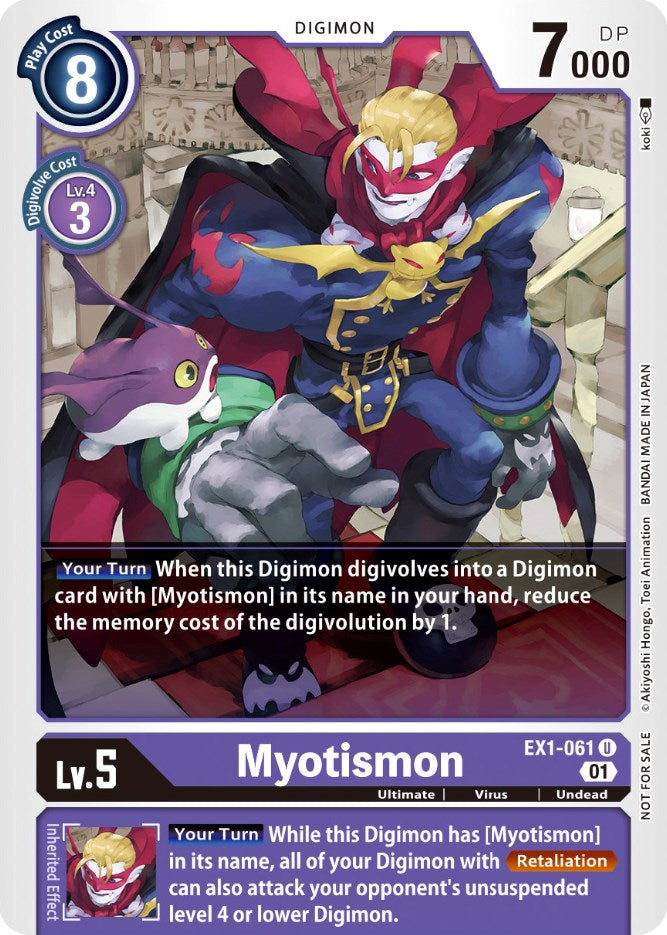 Myotismon [EX1-061] (Winner Pack X Record) [Classic Collection Promos] | Total Play
