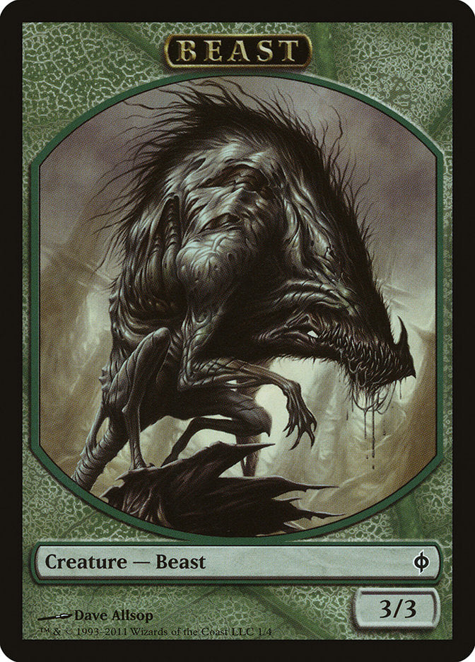 Beast Token [New Phyrexia Tokens] | Total Play