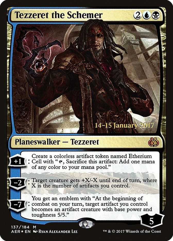 Tezzeret the Schemer [Aether Revolt Prerelease Promos] | Total Play